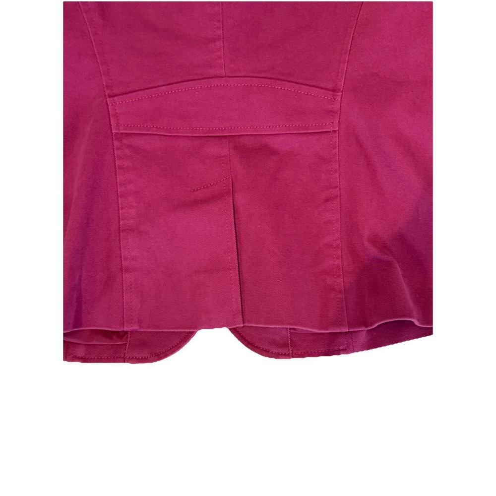 Women's Doncaster Sport Lined Equestrian Jacket Blazer Fuchsia Denim Size 6 - Picture 3 of 7